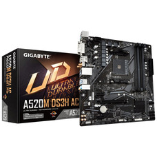 GIGABYTE A520M DS3H AC Placa Base - Procesadores AMD Ryzen Serie 5000, VRM de 5+3 fases, hasta 4733 MHz DDR5 (OC), 1xPCIe 3.0 M.2, LAN GbE, WIFI 5, USB 3.2 Gen 1 (Espera 4 dias)-SX20 GIGABYTE A520M DS3H AC Placa Base - Procesadores AMD Ryzen Serie 5000, VRM de 5+3 fases, hasta 4733 MHz DDR5 (OC), 1xPCIe 3.0 M.2, LAN GbE, WIFI 5, USB 3.2 Gen 1 (Espera 4 dias)